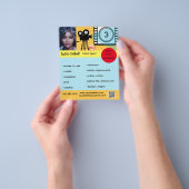 bewerkbare talentagent flyer (Hand)