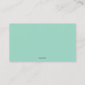 Bewerkbare tandartsafspraak visitekaartje (Achterkant)