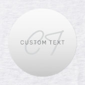 Bewerkbare tekst voor bedrijfsnaam Groet | Iron-on Labels (Design 2)