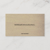 Bewerkbare tenniscoach visitekaartje (Achterkant)