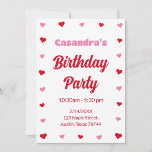 Bewerkbare Texas Valentijnsdagfeest Kaart
