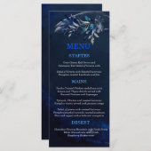 Bewerkbare thema's voor bruiloft menukaart (Voorkant / Achterkant)