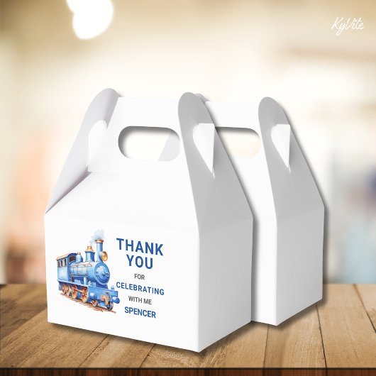 Bewerkbare Treingeveldoos/Favorietendoos Treinavon Bedankdoosjes