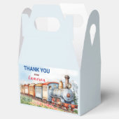 Bewerkbare Treingeveldoos/Favorietendoos Treinavon Bedankdoosjes (Geopend)