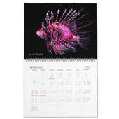 Bewerkbare tropische vis kalender (Feb 2027)