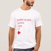 Bewerkbare Trotse Canadese Red Maple Leaf T-shirt (Voorkant)
