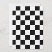 Bewerkbare twee Fast Racing Car verjaardagsfeestje Kaart (Achterkant)