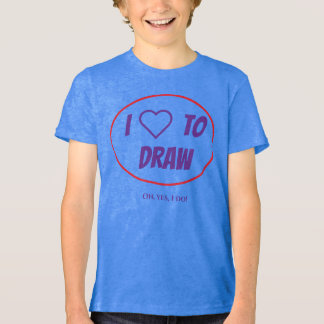 Bewerkbare typografie Tri-Blend shirt
