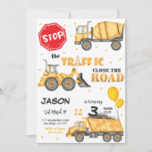 Bewerkbare Uitnodiging voor geboortedatum van de b (Voorkant)