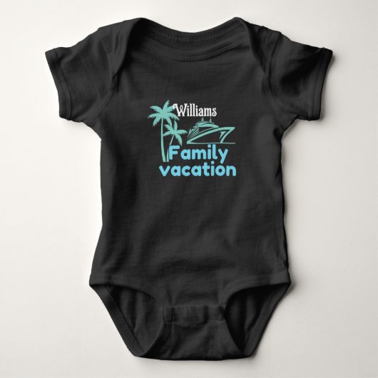Bewerkbare vakantiecruise romper (Voorkant)