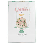 bewerkbare verjaardagstaart medium cadeauzakje (Achterkant)