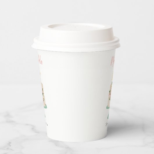 bewerkbare verjaardagstaart papieren bekers (Links)