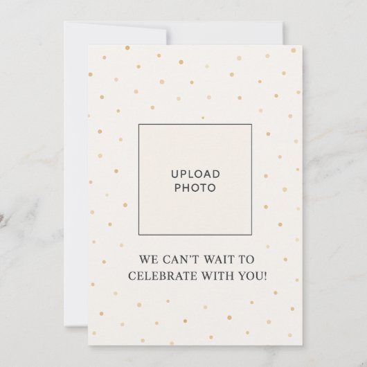 Bewerkbare verjaardagsuitnodiging Sjabloon | Kaart (Achterkant)