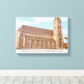 Bewerkbare vintage reisfotografie canvas afdruk (Insitu (Houten vloer))