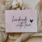 Bewerkbare visitekaartje bedankkaart