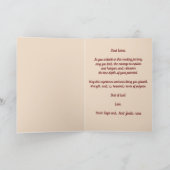 Bewerkbare vrouw met Rozen gefeliciteerd Kaart (Binnen)