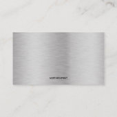 Bewerkbare wereld vingerafdruk privé detective visitekaartje (Achterkant)