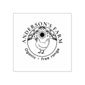 Bewerkbare Witchy Tarot Fresh Eggs Family Boerderi Rubberstempel (Afrduk)