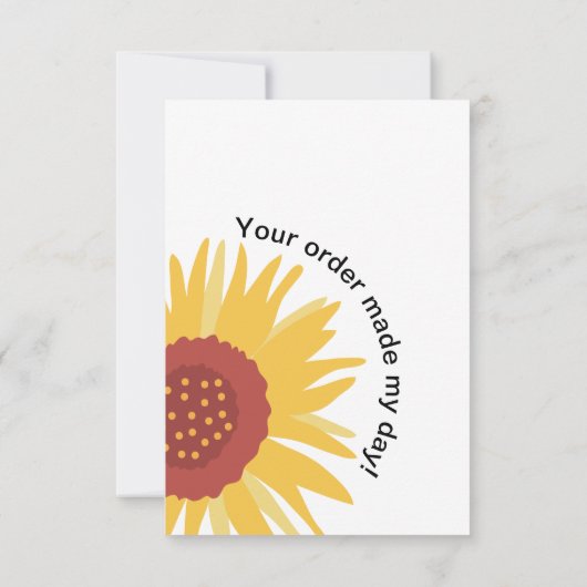 Bewerkbare zakelijke bedankkaart, bedankkaart (Achterkant)