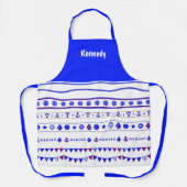 Bewerkbare zeefdruk schort (Voorkant)