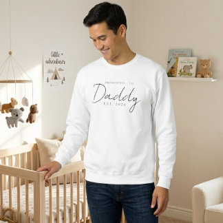 Bewerkt tot Daddy Cozy Family Script Ontwerp Trui