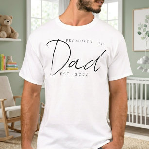 Bewerkt tot Vader Klassiek Oprichtingsjaar Script  T-shirt