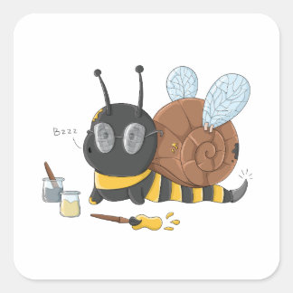 Bewerkte Slak Sticker