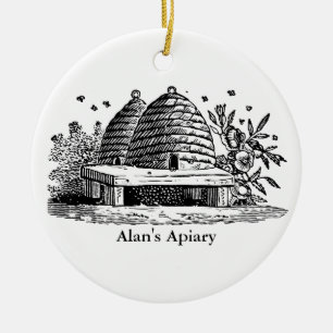  Bewick Beehive-sierplant Keramisch Ornament