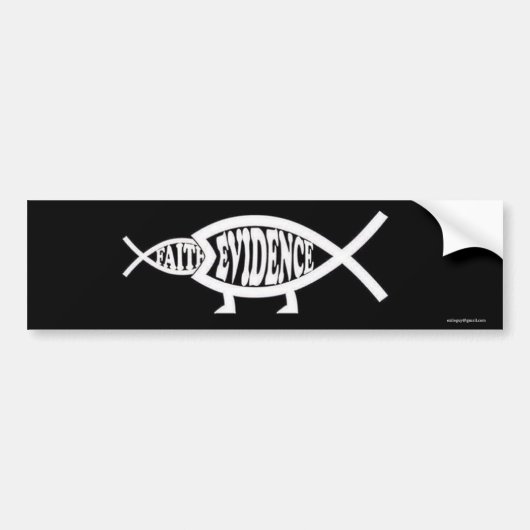 bewijs bumpersticker (Voorkant)