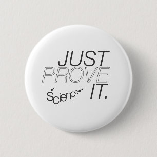 Bewijs het ronde button 5,7 cm
