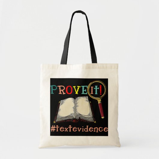 Bewijs het xt Bewijsleedleraar Tote Bag (Voorkant)