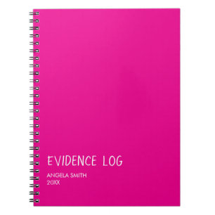 Bewijslogboek – Grappig donker humor journaal, Notitieboek
