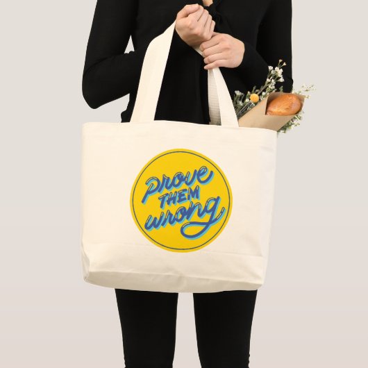 bewijzen dat ze het mis hebben grote tote bag (Voorkant (product))
