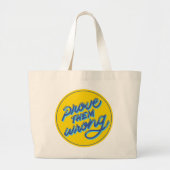 bewijzen dat ze het mis hebben grote tote bag (Voorkant)