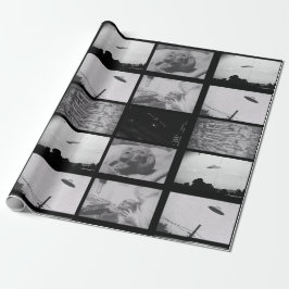 Bewijzen van emailpapier voor buitenlanders en ufo cadeaupapier