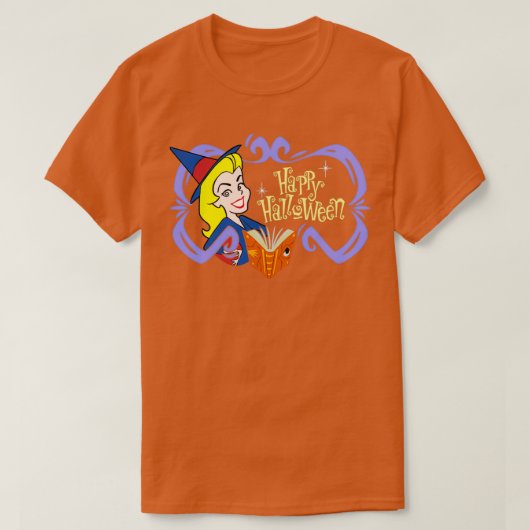 Bewitch Happy Halloween Party T-shirt (Design voorkant)