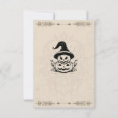 Bewitched Bash: een  Halloweenspektakel Kaart (Achterkant)