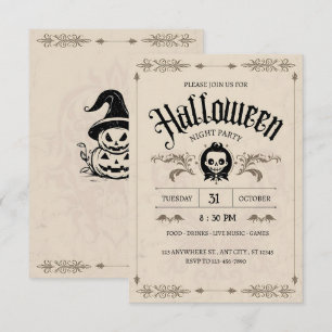 Bewitched Bash: een Halloweenspektakel Kaart