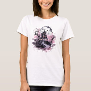 Bewitched Mansion: Spooky-thema decor T-shirt