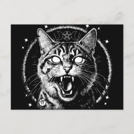 Bewitched Tabby Briefkaart