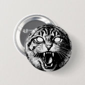 Bewitched Tabby Ronde Button 5,7 Cm (Voorkant /achterkant)