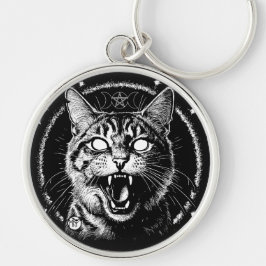 Bewitched Tabby Sleutelhanger