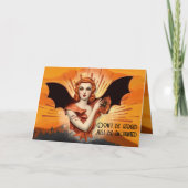 Bewitching Enchantment Retro Halloween Feestdagen Kaart (Voorkant)