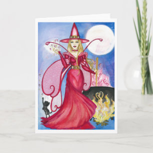 Bewitching Fairy Wenskaart (leeg van binnen) Feestdagen Kaart