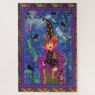 Bewitching Halloween nacht puzzel