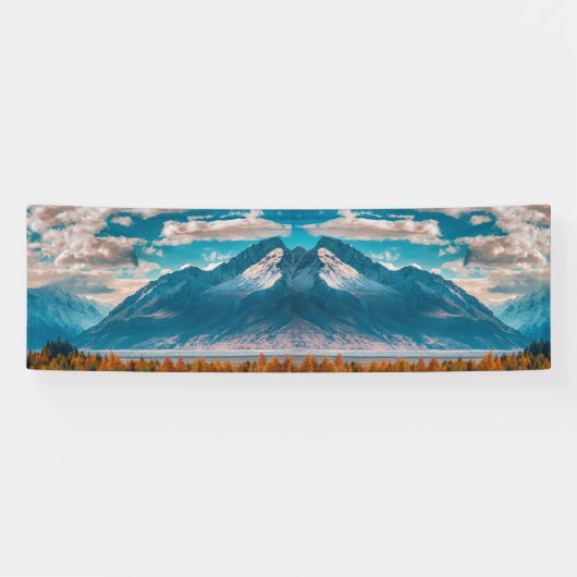 BEWOLKTE BERGEN SPANDOEK (Horizontaal)