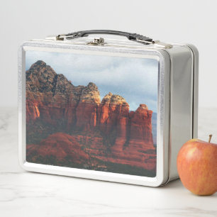 Bewolkte Coffee Pot Rock in Sedona Arizona