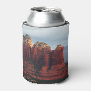 Bewolkte Coffee Pot Rock in Sedona Arizona Blikjeskoeler