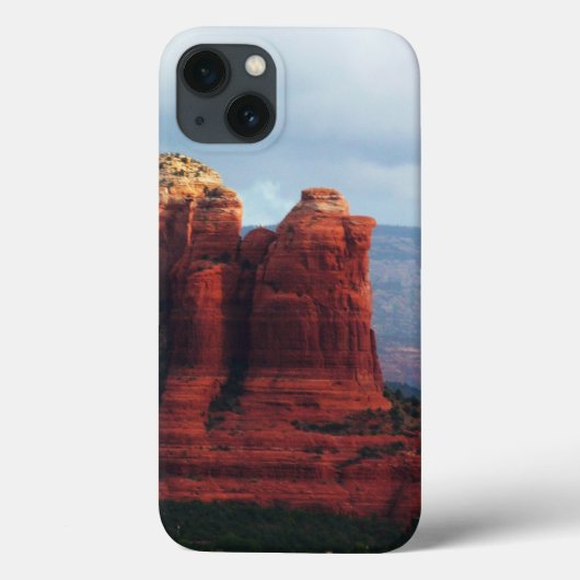 Bewolkte Coffee Pot Rock in Sedona Arizona Case-Mate iPhone Case (Achterkant)