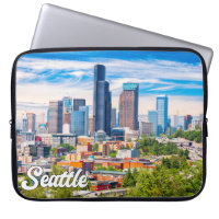 Bewolkte dag in Seattle, Washington, Verenigde Sta